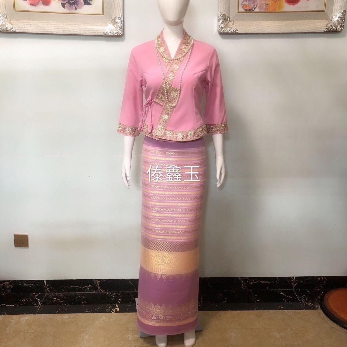 Batik Sarong Wrap - 2 szt. Tajlandzka spódnica Long-gyi Dai