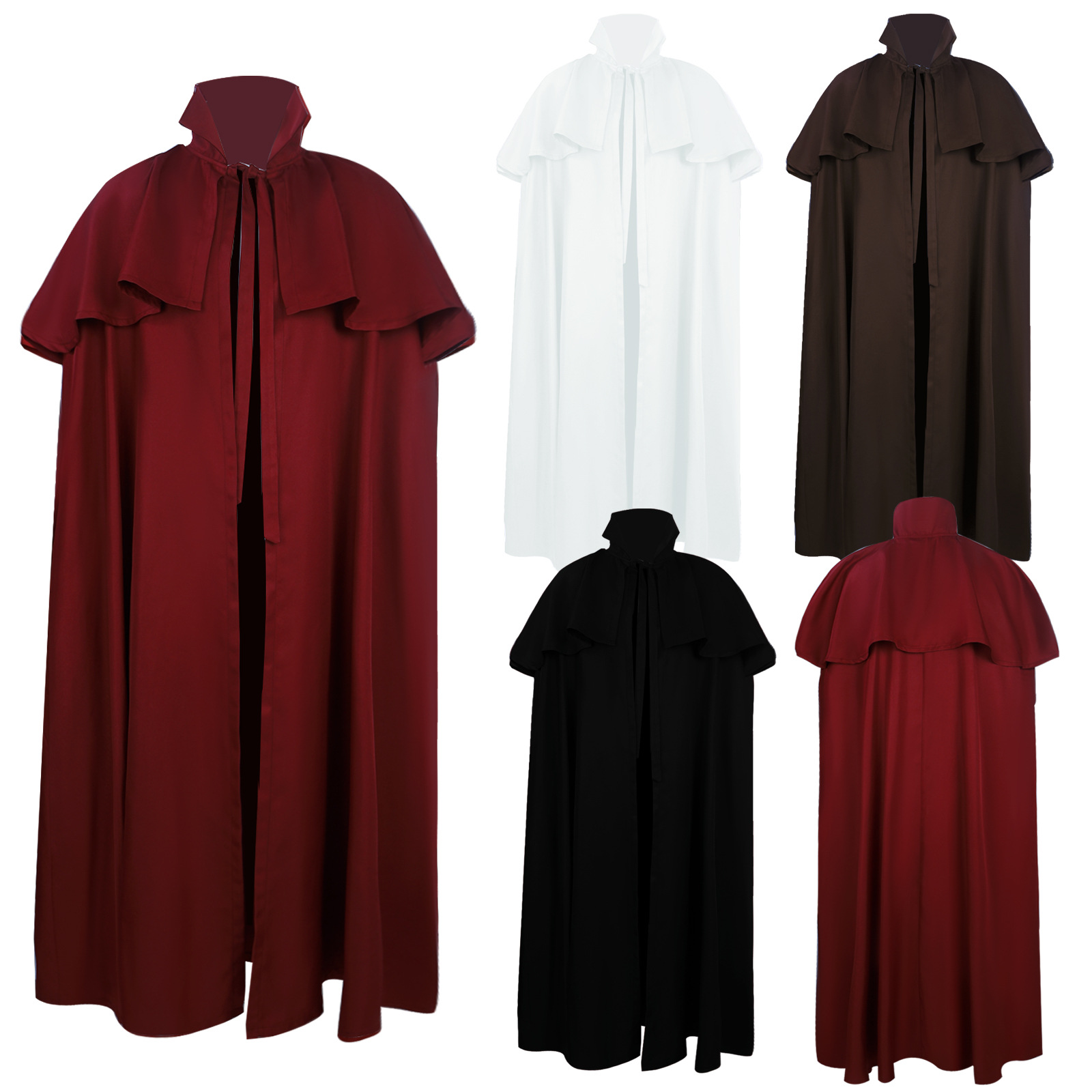 Ethnic Wear - Płaszcz z kapturem w stylu gotyckim,