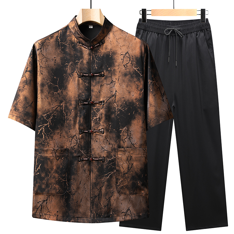 Men'S Ethnic Fashion Trends - Komplety męskie koszula+spodnie, letnie trendy mody,