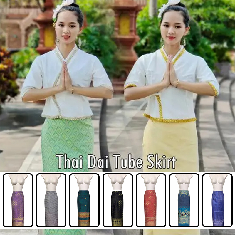 Tajska sukienka Dai tradycyjna – Batik Sarong Wrap recenzja i cena