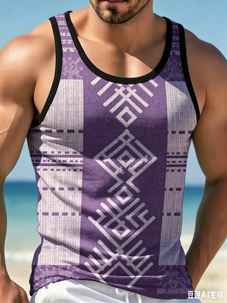 Męski tank top w stylu vintage – Men'S Ethnic Fashion Trends recenzja i cena