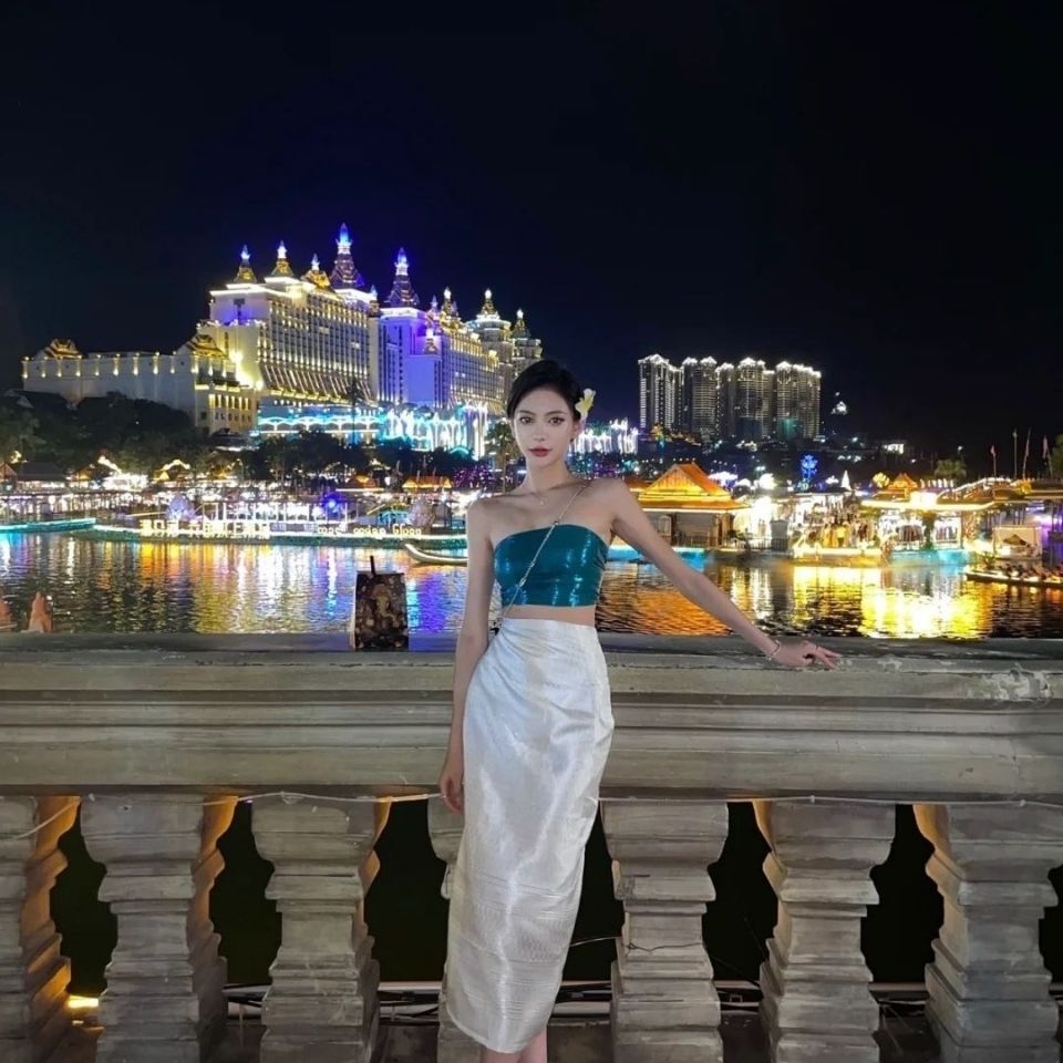 Tajski strój narodowy, etniczn – Batik Sarong Wrap recenzja i cena