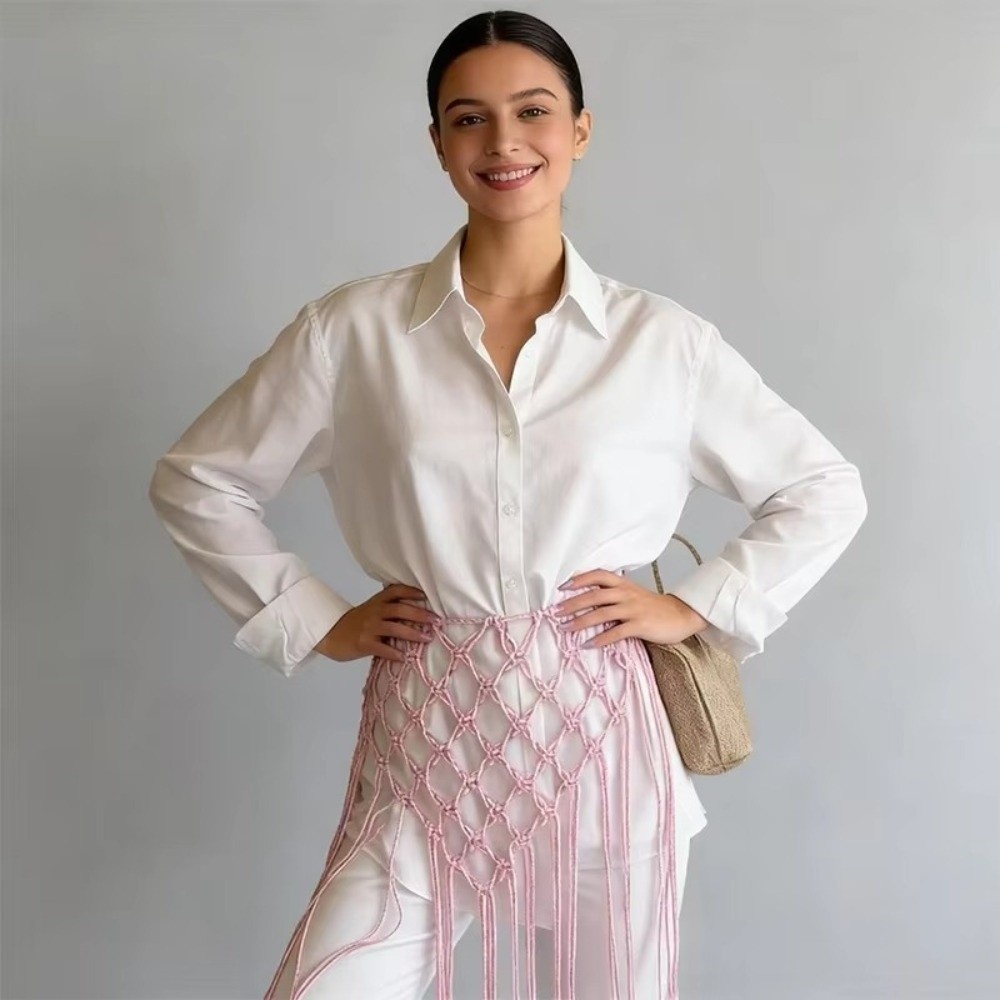 Modny, boho, siateczkowy pas z – Ethnic Fashion Design recenzja i cena