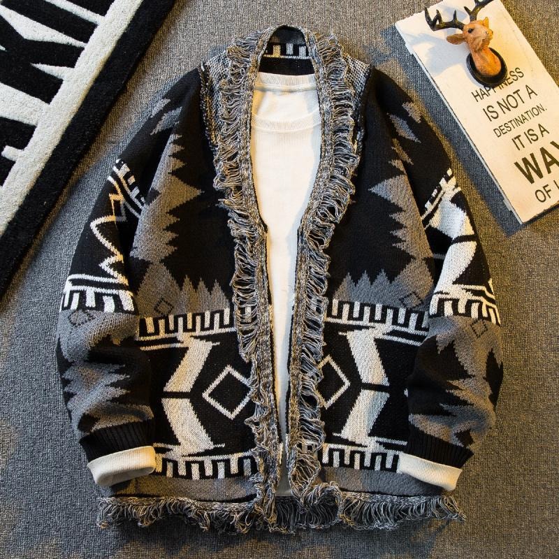 Męski sweter rozpinany z dzian – Men'S Ethnic Fashion Trends recenzja i cena