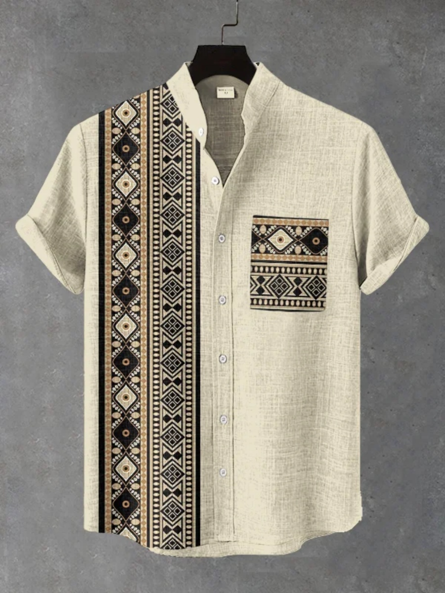 Męska koszula z krótkim rękawe – Men'S Ethnic Fashion Trends recenzja i cena