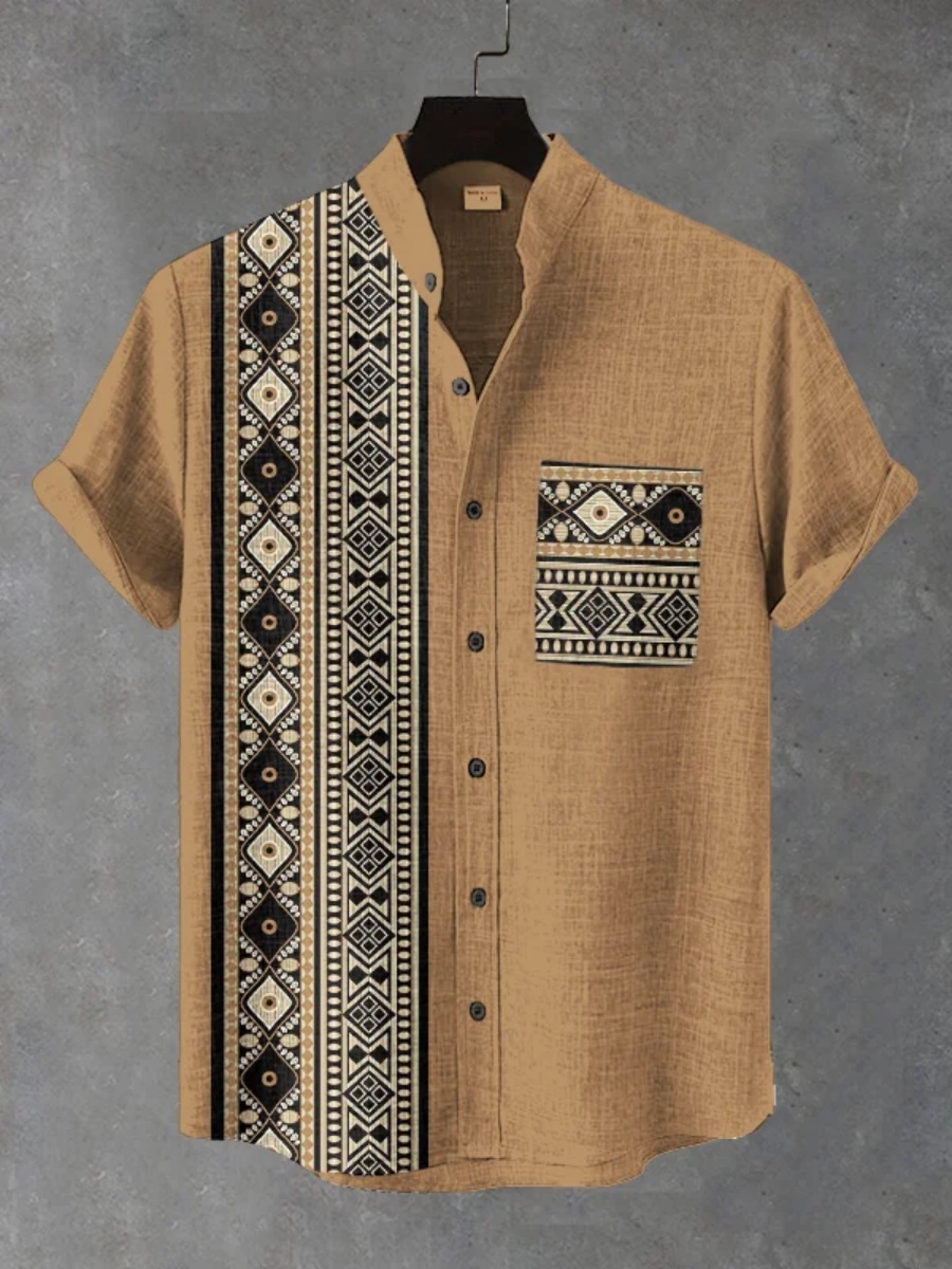 Męska koszula z krótkim rękawe – Men'S Ethnic Fashion Trends recenzja i cena