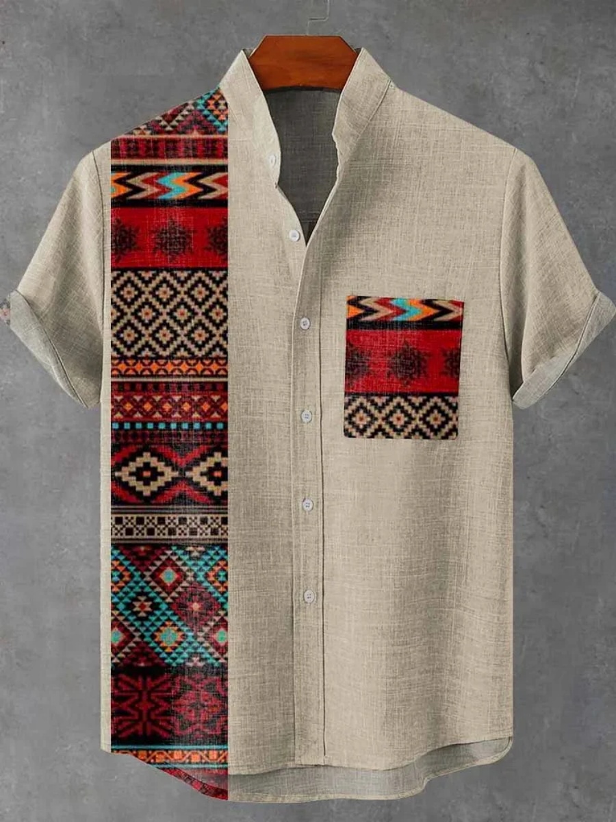 Męska koszula z krótkim rękawe – Men'S Ethnic Fashion Trends recenzja i cena