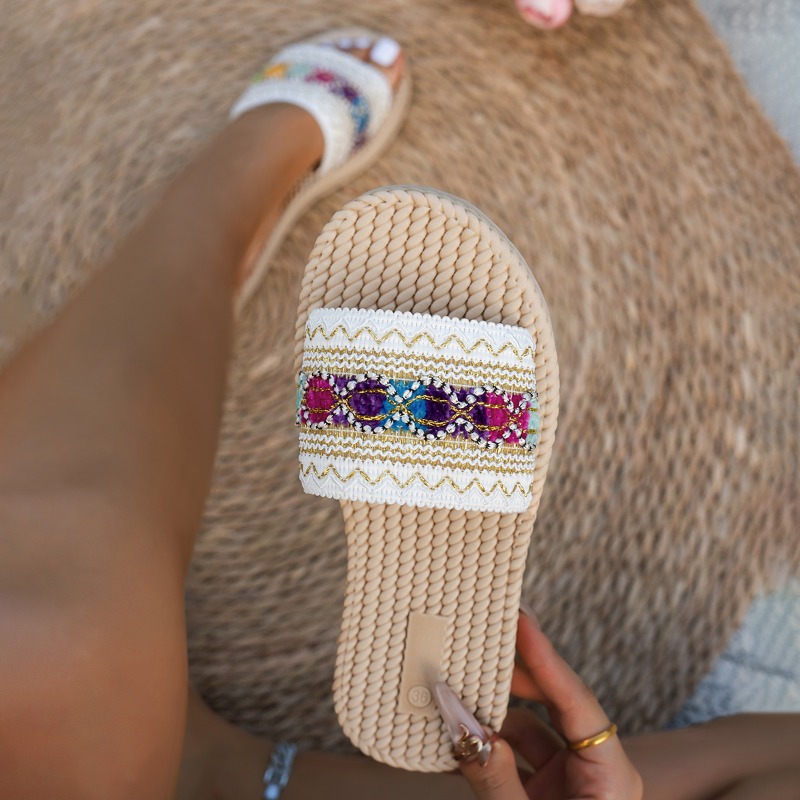 Damskie klapki na zewnątrz, pł – Ethnic Fashion Design recenzja i cena