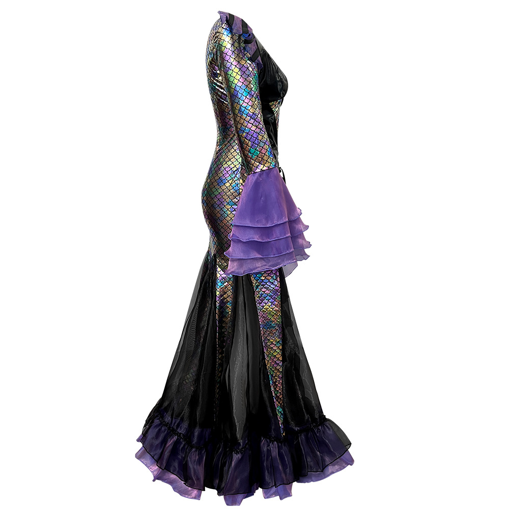 Czarna Sukienka Syreny Długa S – Ethnic Wear recenzja i cena